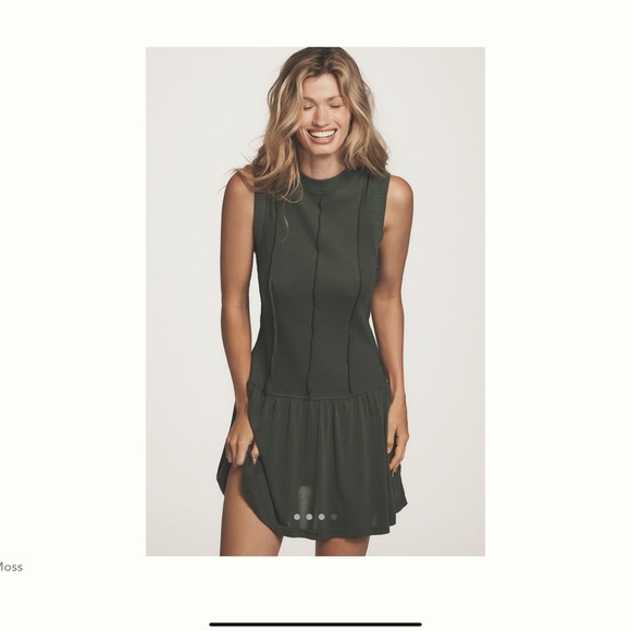 Anthropologie Daily Practice Buzzer Beater Sleeveless Mini Dress - Picture 4 of 4